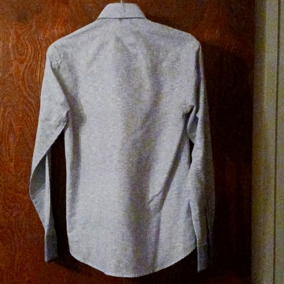 Brooke Field Size L blue and grey button down shirt - Picture 2 of 6